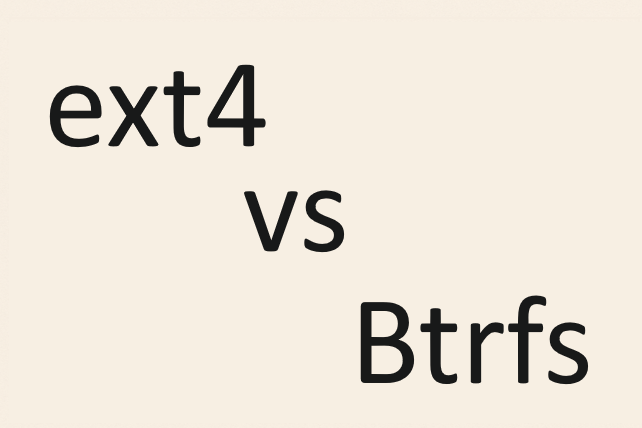 ext4 vs Btrfs